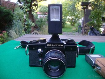 Foto fotoaparát PRAKTICA PLC 2 + objektiv Helios 44-2 58mm - 2