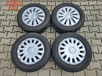 Ocelové kola 5x112 Zimní Dunlop 215/60/16 - 2