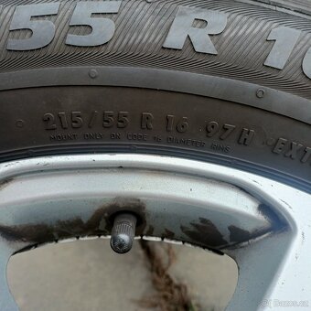 ALU disky s letní pneu 215/55 r16 - 2