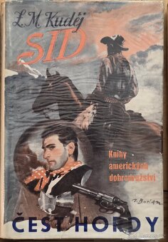 6 knih od Kuděje s obálkami Zdeňká Buriana, dobře zachované - 2