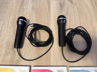 Nintendo Wii hra WeSing 3x + Logitech mikrofon 2x - 2