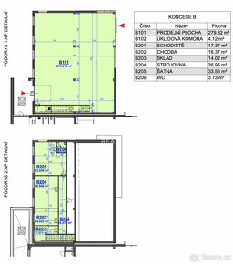 Pronájem obchodních prostor 396m2 v Ludgeřovicích, ulice Hlu - 2