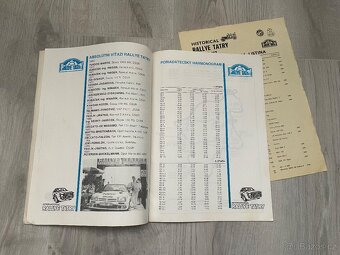 Rallye Tatry Historic cars 1987 program a štartovná listina - 2