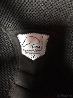 Dívčí značková jezdecká helma HKM, vel. S, 52-54 cm - 2