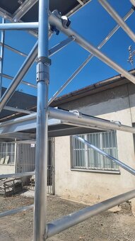 Pojízdné hliníkové lešení Klasiko 1450x1800, PV 6,2m - 2