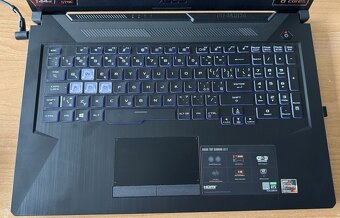Herní ntb. ASUS TUF Gaming 17", Ryzen 7, RTX 3070 - 2