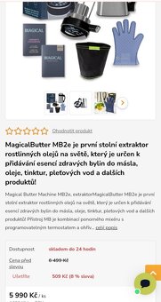 Kuchyňský bylinný extraktor = mele, ohřívá, míchá, filtruje - 2