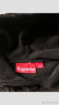 Supreme box logo hooded mikina černá - 2