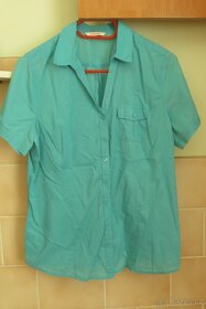 Letní oblečení, vel. 42 (10 ks) - halenky, kalhoty, sukně - 2