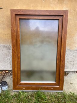 Nové okno plastové, dvojsklo, 80x120cm, s kličkou - 2