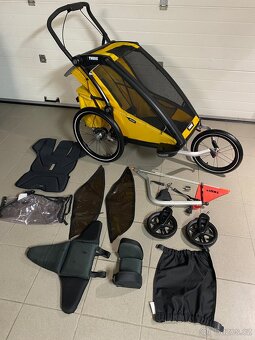💛🖤 Thule Chariot Sport + příslušenství 🖤💛 - 2
