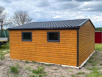 Plechová garáž 6x5 m - 2