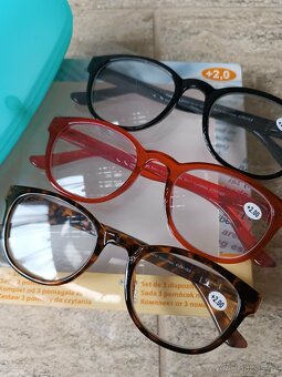 Dioptrické čtecí nové brýle č.2 + pouzdro - 2