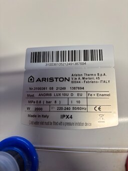 Ohřívač vody Ariston pod umyvadlo - 2