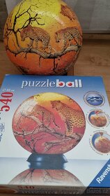 Ravensburger Puzzleball 540dílků - Leopard - komplet krabice - 2