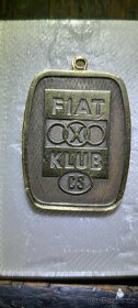 Fiat Klub odznak klíčenka 1968' - 2