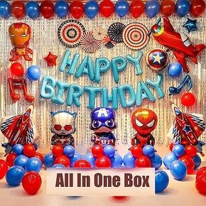 Superhrdinský set na oslavu narozenin - 2