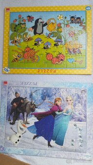 mix hraček - puzzle,zatloukačka,stavebnice,motorická kostka - 2