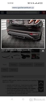 Hyundai Tucson 2021-spojler zadního nárazníku - 2