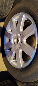 Alu kola VW R16, 5x112, ET50, 6,5J, střed 57,1mm.
Bez pneu - 2