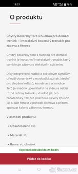 Chytrý boxerský terč s hudbou - 2