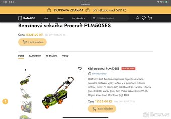 Benzínová sekačka Procraft PLM505ES - 2