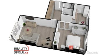 Prodej, byty/2+1, 54 m2, Větrná 1054/14, Poruba, 70800 Porub - 2