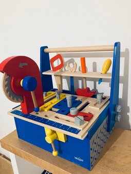 Woody dřevěný kutilský ponk / box s cirkulárkou - 2
