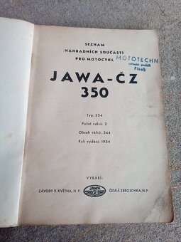 Jawa 350typ 354 půlbuben seznam ND - 2