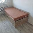 Postel 90x200 s roštem a matrací - 2
