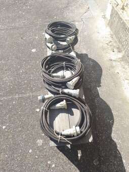 Prodlužovací kabely 380V/16A - 4 kolík - 2