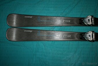 lyže Nordica 156 cm , drevene jadro , lyžaky - 2
