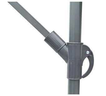 ROJAPLAST Slunečník zahradní boční, 270 x 270 cm, barva terr - 2