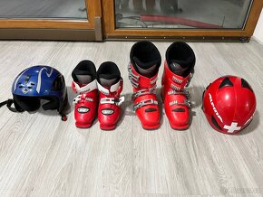 Lyžařské dětské boty, helmy - 2