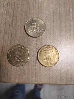 Pamětní mince dinopark-zoo Praha-letecké muzeum - 2