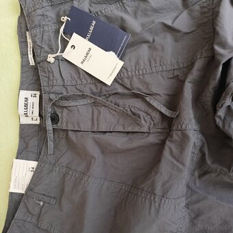 Nové pánské letní kalhoty volný střih velikost 34 - 2