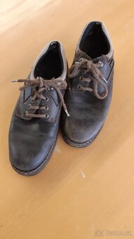 Kožené nízké zateplené boty - 2