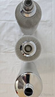 Retro lahve na sifon + příslušenství - 2