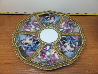 Krásný šálek s podšálkem, Čínský porcelán značený. - 2