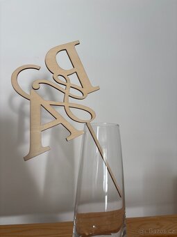 Zápich do svatebního dortu P&A - 2