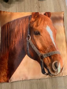 Polštář 3D fotopotisk kůň - 2