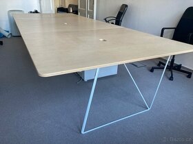 Kancelářský stůl  / studio stůl pro 6 osob, 3720x1500 - 2