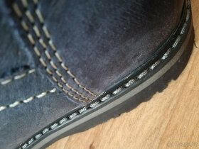 pánské kožené modročerné zimní šněrovací boty zn. Lasocki 41 - 2