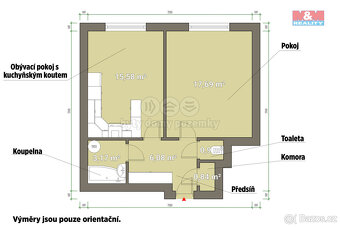 Pronájem bytu 1+1, 44 m², Plzeň, ul. Dvořákova - 2