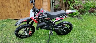 Nová benzínová dětská minikroska černá 49ccm - 2