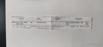 Prodám nový stříbrný prsten se smaragdem 1.12 karátů. - 2