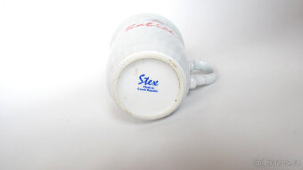 A736_ Hrnek, porcelán, Stex, cca 1990, retro - 2