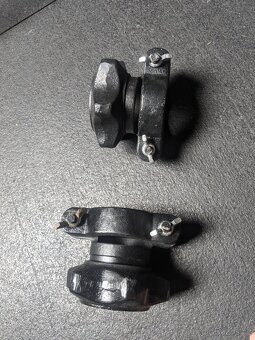 2x bezpečností uzávěry / objímky na 50mm olympijské tyče - 2