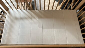 Dětská postýlka IKEA GULLIVER + kvalitní matrace z kokosu... - 2