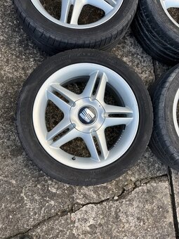 Alu kola Seat Speedline 5x100 R17 – originální včetně pneu - 2